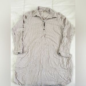 Pink UGG Gabri Striped Sleep Shirt In